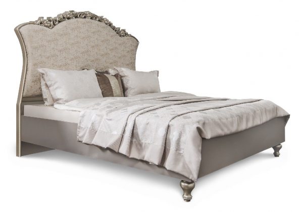 Спальный гарнитур Лали (кровать 1.6м, шкаф 4-х ств., комод) серый камень