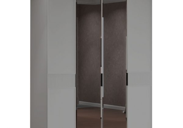 Спальня Афина (кровать 1.6 м.; шкаф 4-х дв.; комод) серый